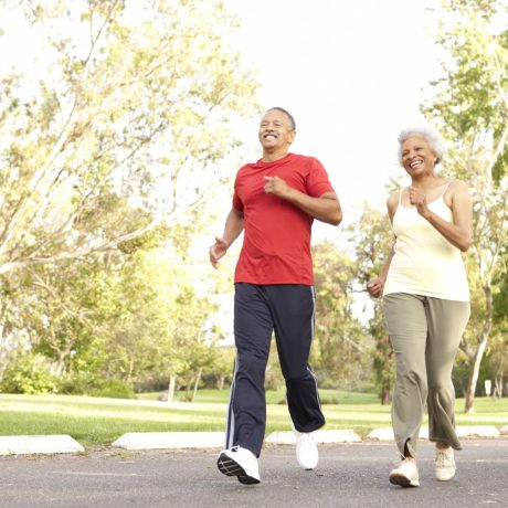 retire couple walking at Southern Breeze